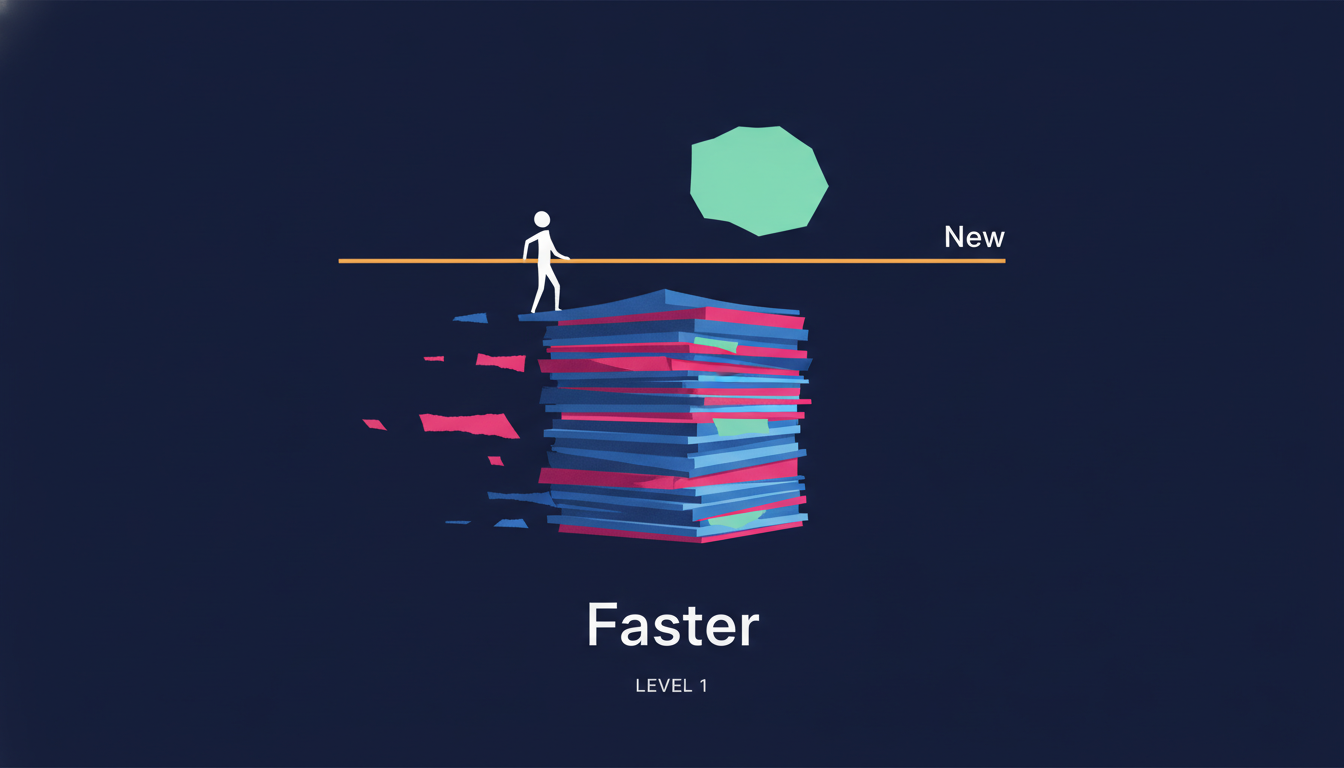 Faster Is Not New: Where Level 1 AI Stops and How to Do It Properly